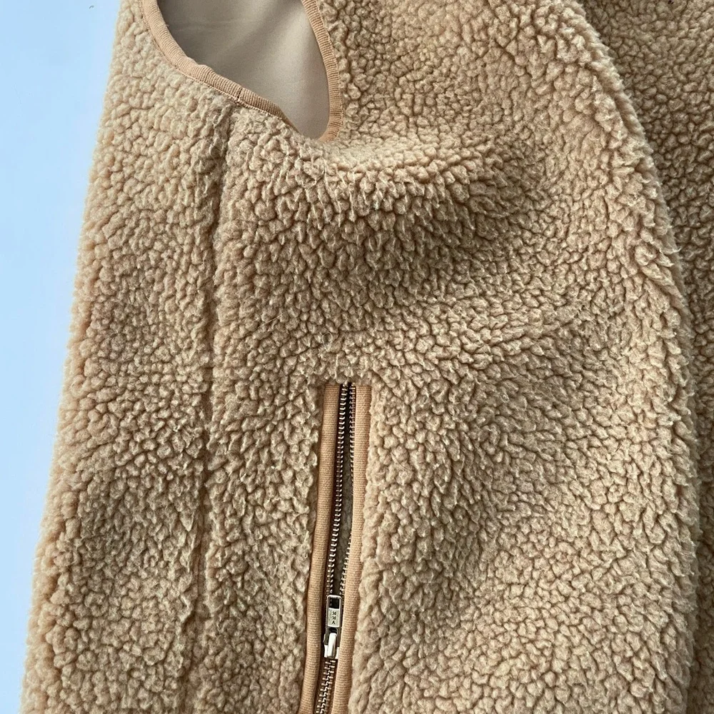 J. Crew Camel Sherpa Vest - Picture 4 of 5